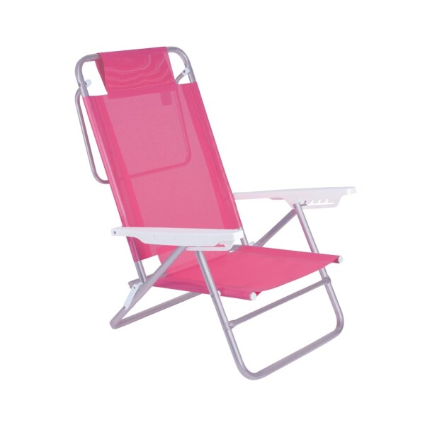 SILLA RECLINABLE 6 POSICIONES ALUMINIO SUMMER COLORES SURTIDOS VERDE