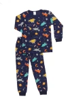 Pijama Dinosaurios Azul Marino