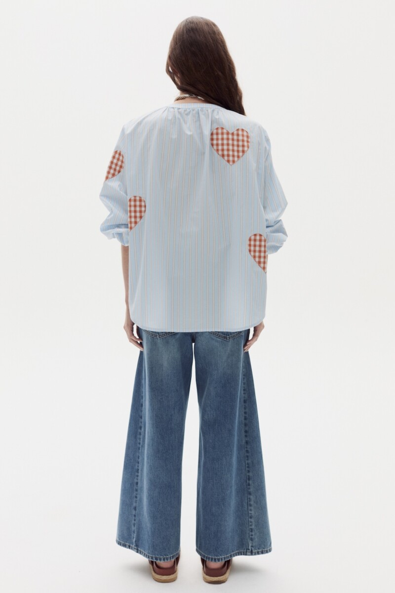 Camisa Cupid en Algodón Terracota Sweetheart