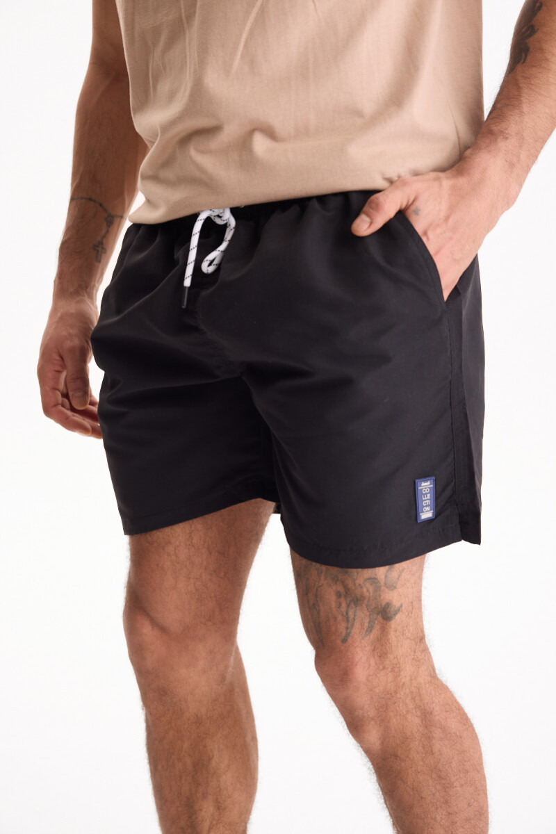 Short De Baño Tide Negro