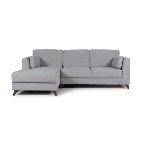 Rinconera Capri - Tela Microfibra - Chaise izquierdo Kruger 06-155 (Ceniza)