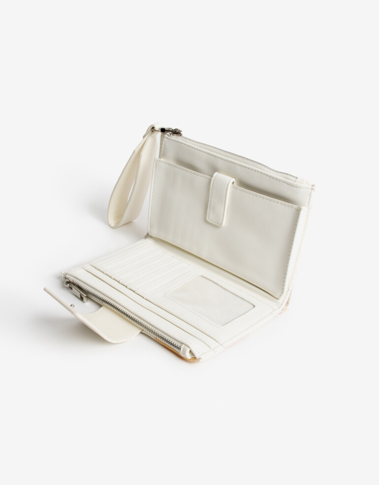 Ficheros Billetera Fichero Con Solapa - Estampado Flores