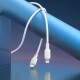 Cable Usb-c A Lightning 1m Silicona Carga Rápida Pd 27w Cable Usb-c A Lightning 1m Silicona Carga Rápida Pd 27w