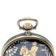 Reloj De Bolsillo En Plata Y Oro, 45,50 Mm, Escena De Caballo Y Jinete Reloj De Bolsillo En Plata Y Oro, 45,50 Mm, Escena De Caballo Y Jinete