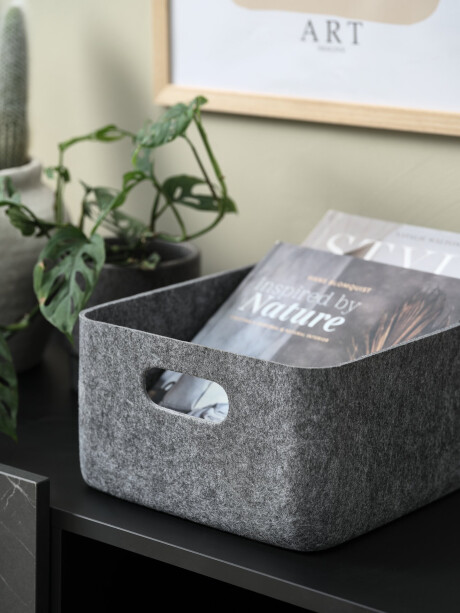 Cesta JOSEF A25xL33xA14cm gris Cesta JOSEF A25xL33xA14cm gris