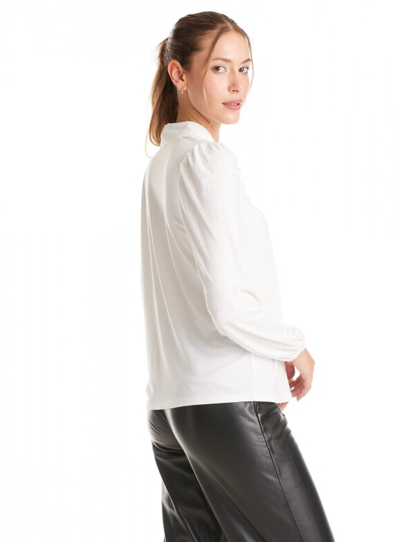 Blusa Lazo & Strass CRUDO