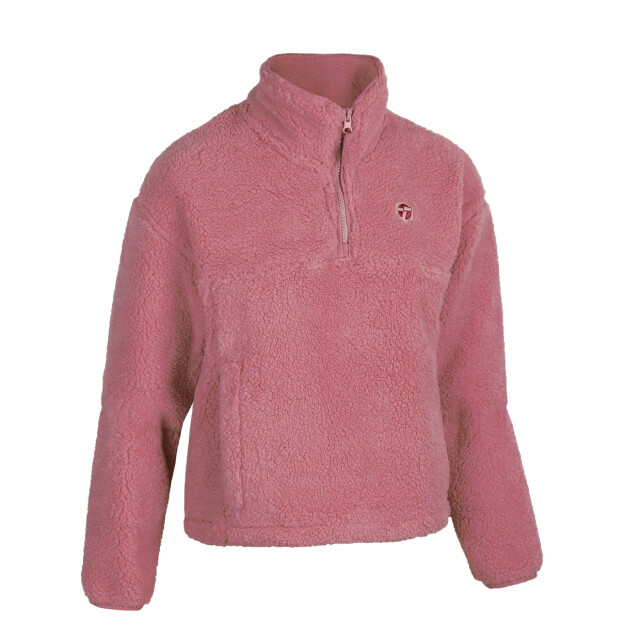 Campera de Mujer Topper Zip Sherpa Rosa