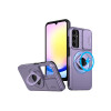 Protector para Samsung Galaxy A25 con anillo color púrpura Protector Para Samsung Galaxy A25 Con Anillo Color Púrpura
