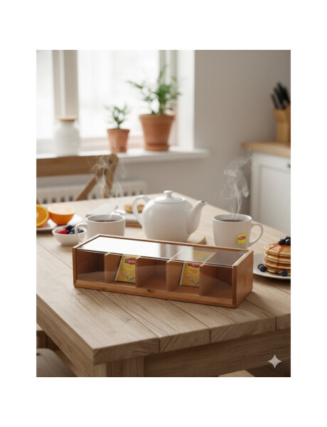 CAJA DE TE 5 DIVISIONES BAMBU 36x11x9CM NATURAL CAJA DE TE 5 DIVISIONES BAMBU 36x11x9CM NATURAL