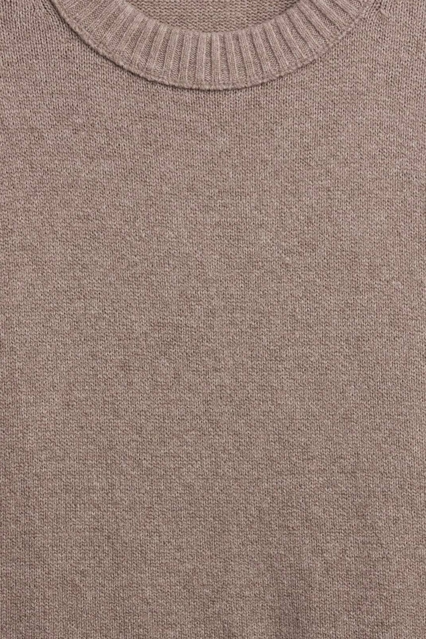 Buzo Cashsoft Mujer Flannel Taupe