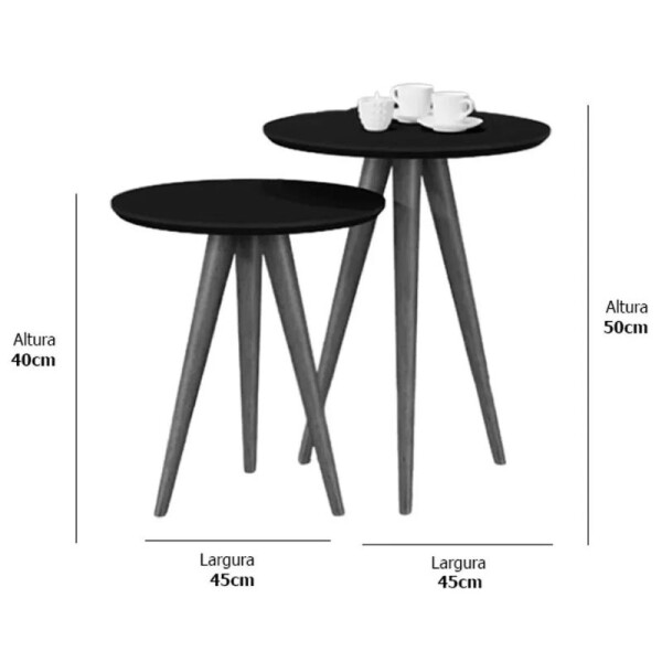 SET DE MESAS DE APOYO LUXO - OFF WHITE/NATURE SET DE MESAS DE APOYO LUXO - OFF WHITE/NATURE