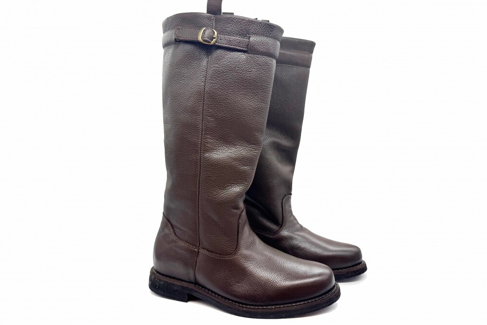 BOTA GAUCHO MARRÓN OSCURO