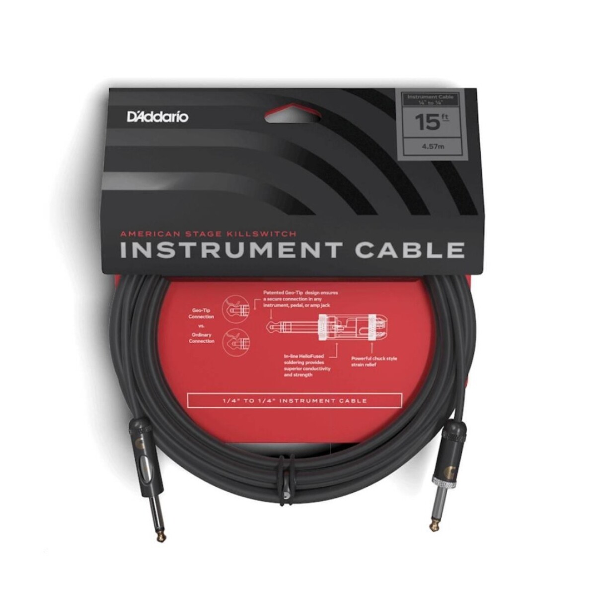 Cable Guitarra Daddario Pwamsk15 American Kill 15f 