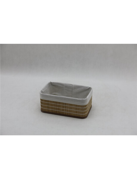 CESTO REC BAMBÚ FORRADO TELA 20x10x8CM NAT CESTO REC BAMBÚ FORRADO TELA 20x10x8CM NAT