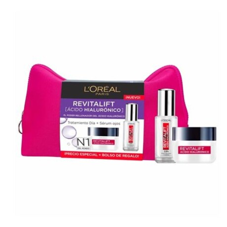 PACK LOREAL PARIS REVITALIFT ACIDO HIALURONICO CREMA DIA 50ml + SERUM PARA OJOS 20ml PACK LOREAL PARIS REVITALIFT ACIDO HIALURONICO CREMA DIA 50ml + SERUM PARA OJOS 20ml
