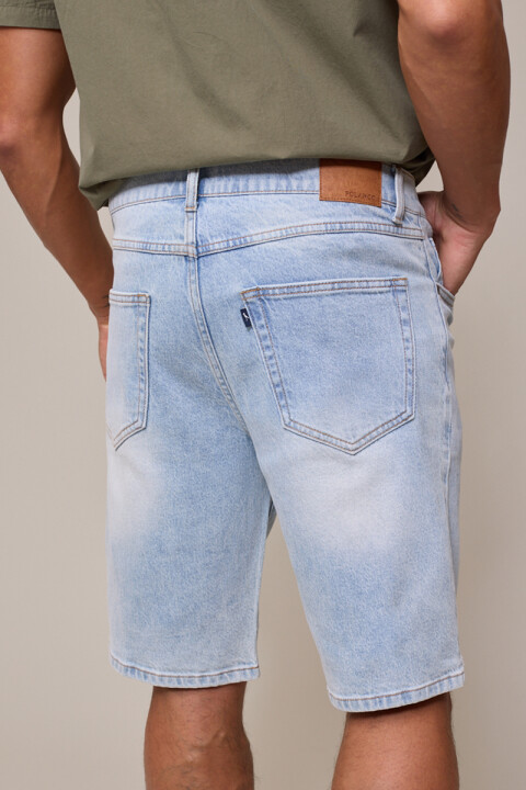 BERMUDA JEAN TIZINO POLANCO Azul Claro