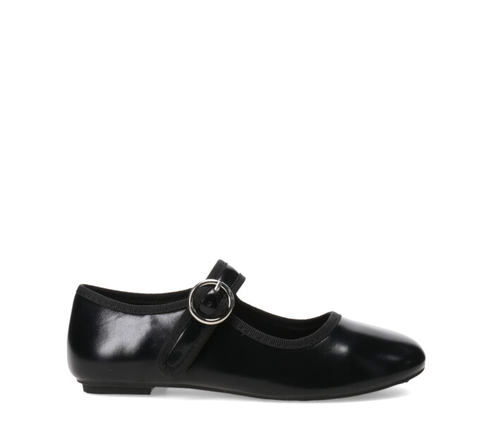 Ballerina ANIAK de terciopelo Black pu