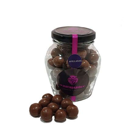 Drageés - Avellanas Bañadas - Frasco 250g. - Chocolate con Leche 37% - Cacao Puro Drageés - Avellanas Bañadas - Frasco 250g. - Chocolate con Leche 37% - Cacao Puro