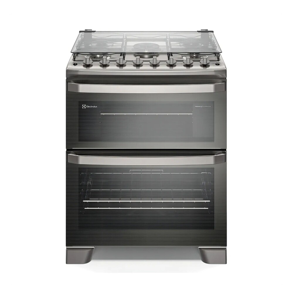 Cocina 5 Hornallas Doble Horno Inox Acero inoxidable