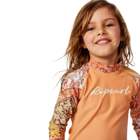 Lycra Rip Curl Wanderer Girl Estampado Naranja