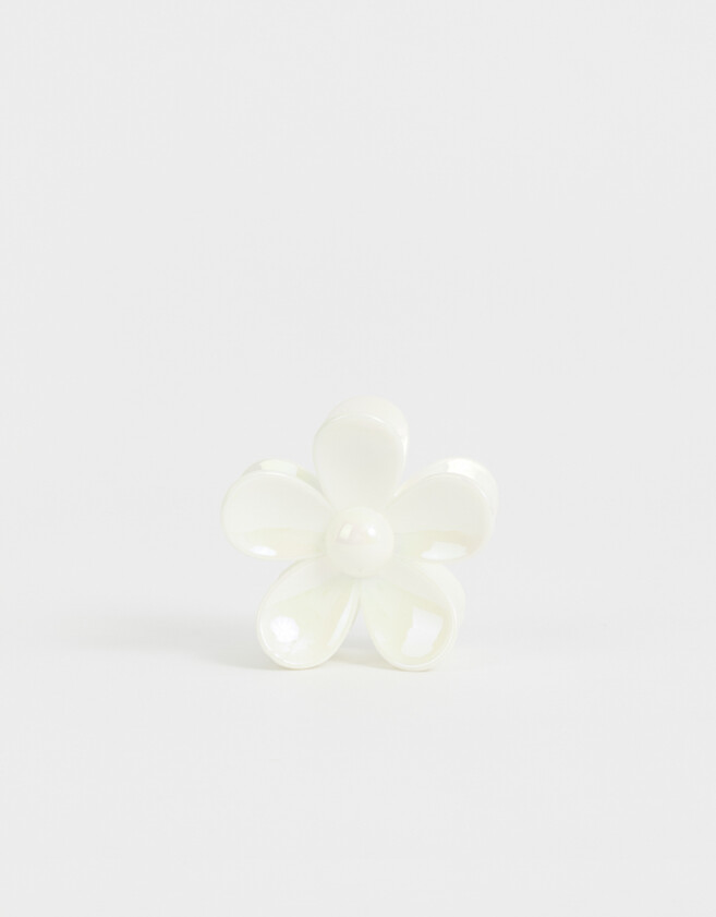 Broche Con flores Broche Flor Esmaltada - Blanco Crudo