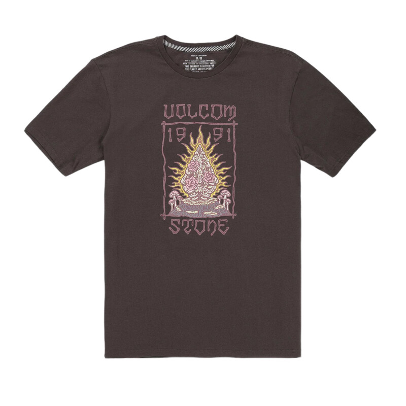 Remera MC Volcom Caged Stone - Negro Remera MC Volcom Caged Stone - Negro