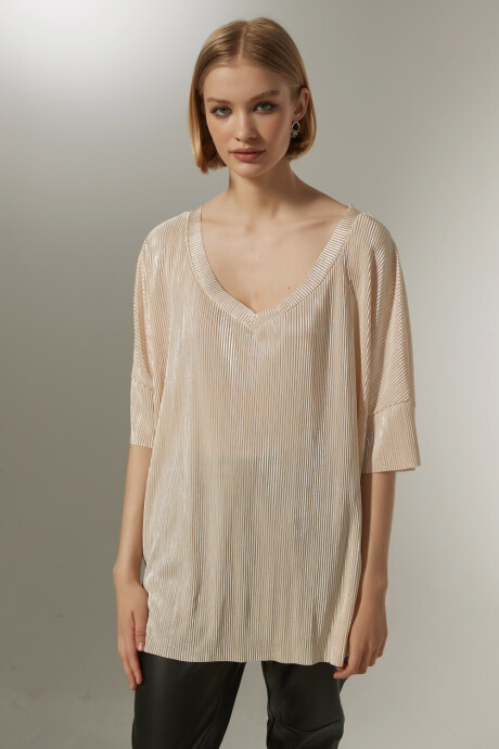 Blusa Calpa Champagne