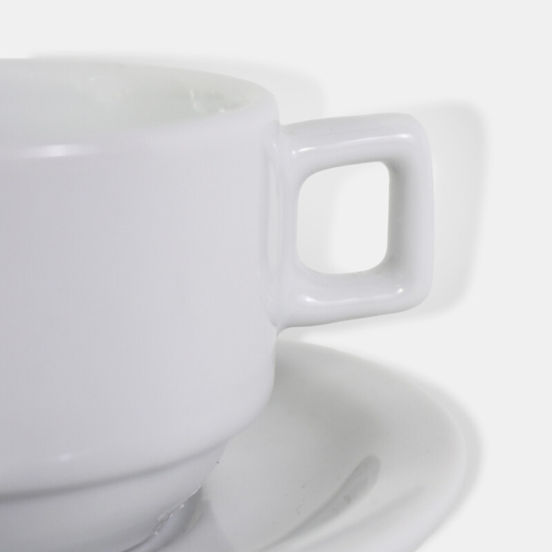 TAZA CAFE BAR C/PLATITO HOTEL 75 ML Unica