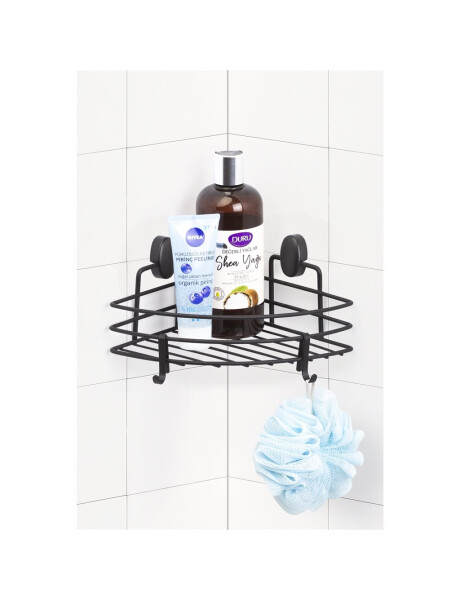 ORGANIZADOR ESQUINERO 18CM CROMADO NEGRO ORGANIZADOR ESQUINERO 18CM CROMADO NEGRO