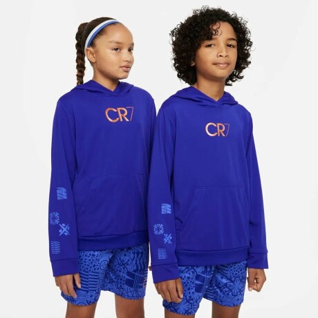 Canguro Nike Futbol Niño CR7 Dry Hoodie Po Concord/Medium Blue S/C