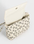 Bandoleras Special Price Clasico Bandolera Cuerina Solapa - Estampado Flores