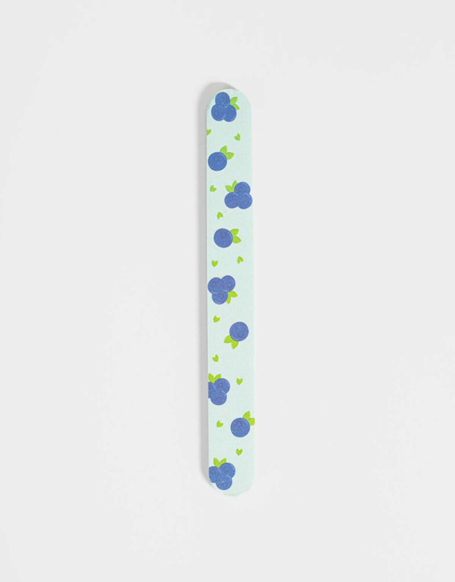 Lima Para Uñas Con Estampa De Arandanos It's Giving... Fresh Start. - Combinacion Multicolor 