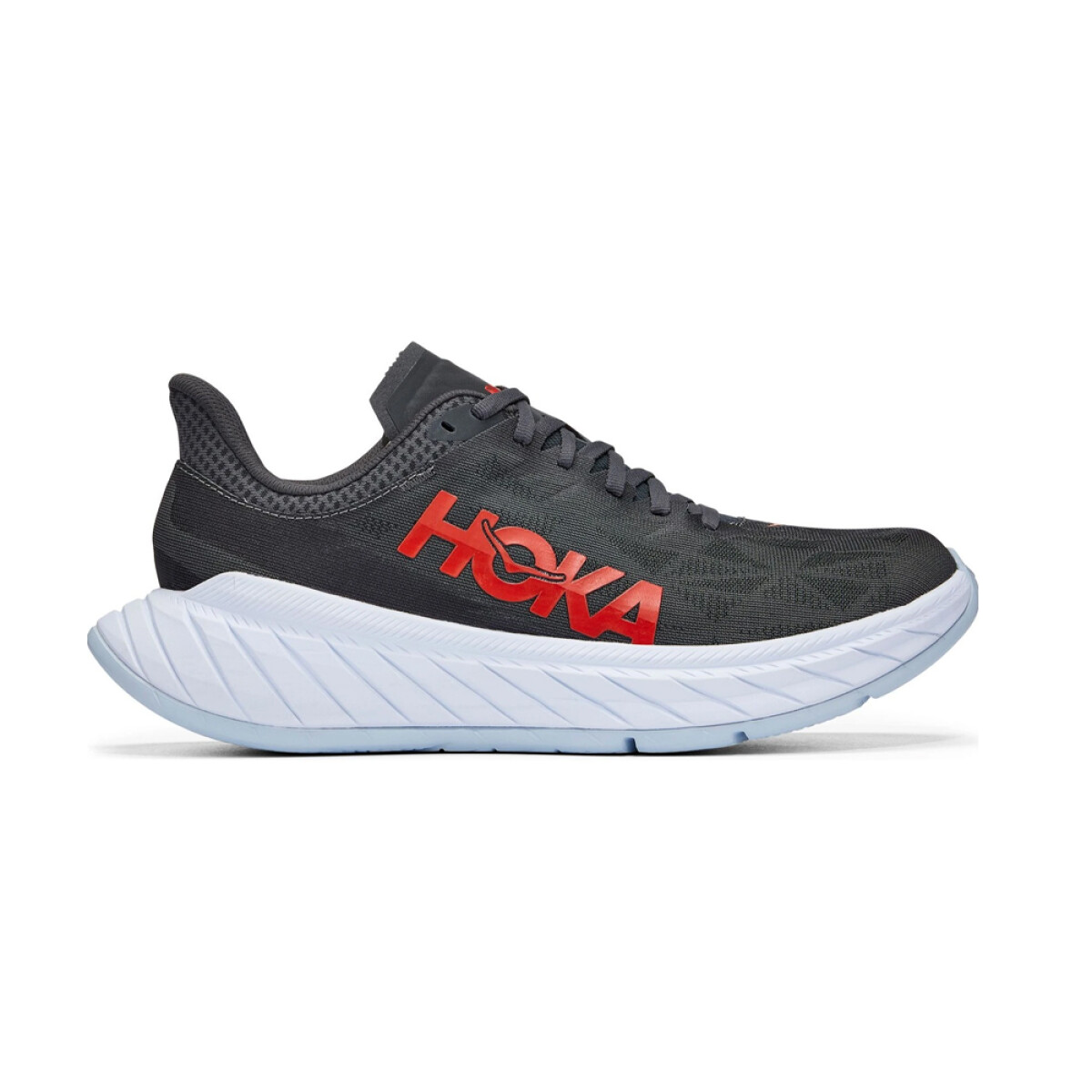 HOKA CARBON X2 - Grey/Red/White 