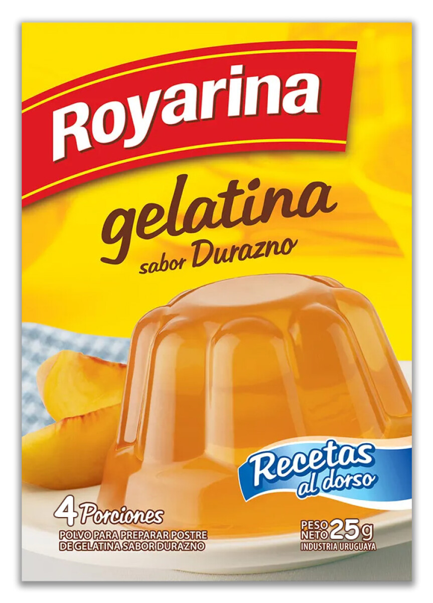 GELATINA ROYARINA 4P 25G DURAZNO 