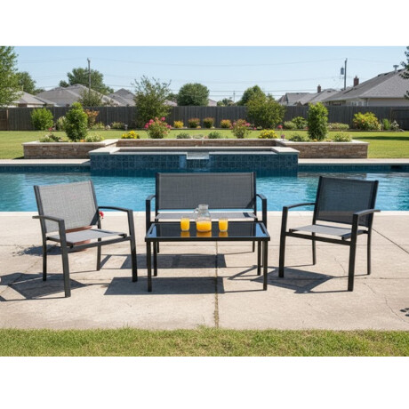 Juego de Jardín - 4 piezas. Mesa + 3 bancos Juego de Jardín - 4 piezas. Mesa + 3 bancos