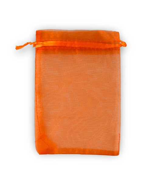 Bolsa organza 8x11 cm. NARANJA