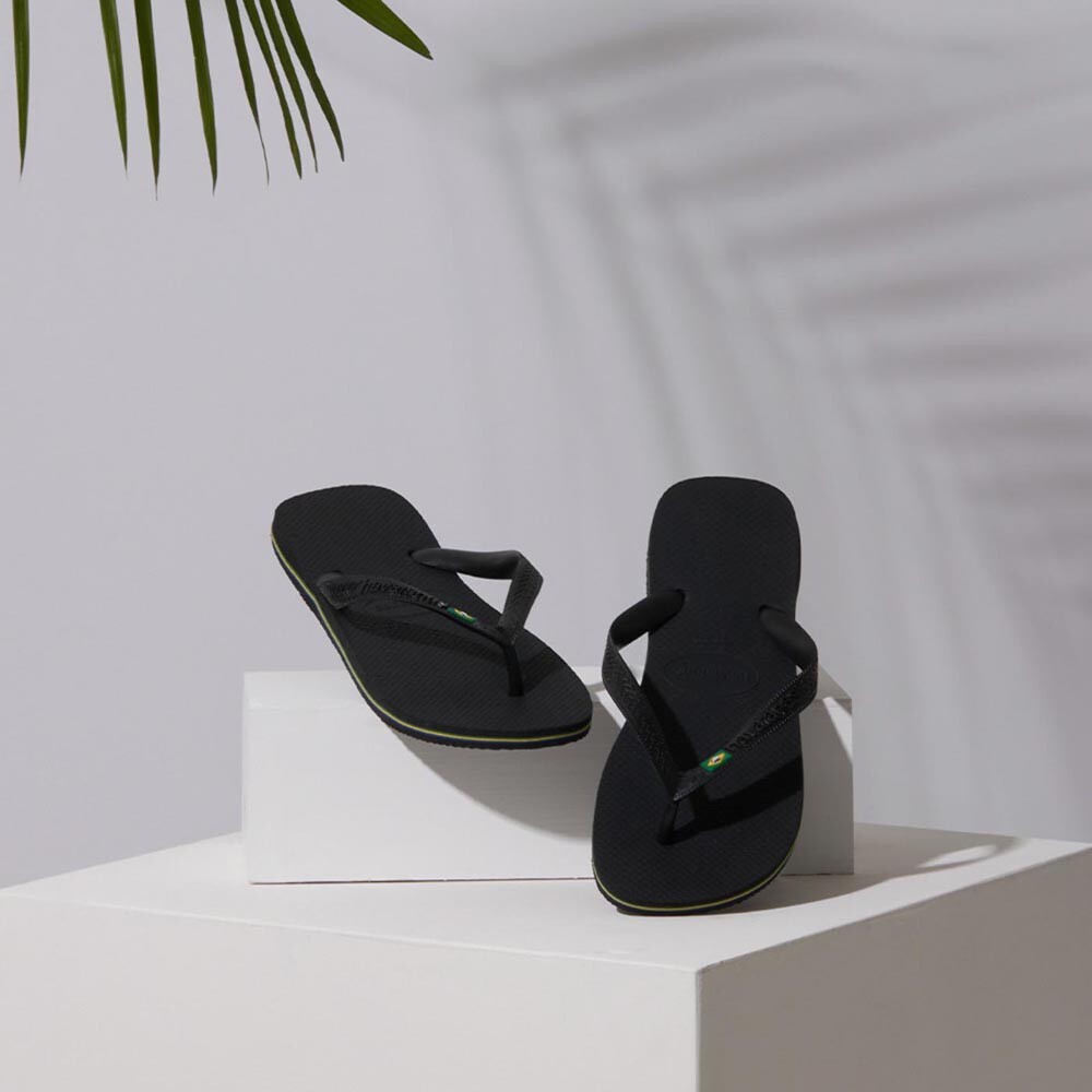 Sandalias Havaianas Brasil Unisex Negro