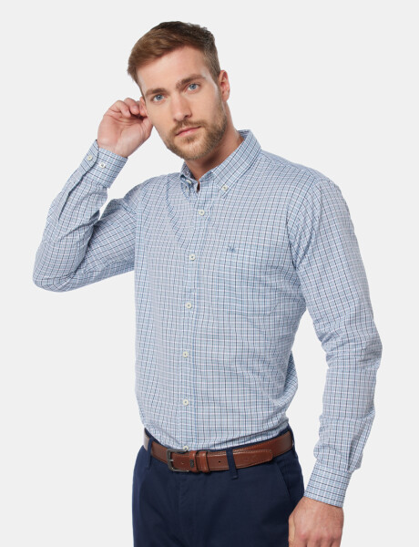 CAMISA SPORT A CUADROS Verde