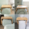 Bandeja soporte posa vasos para sillon de bambú Bandeja soporte posa vasos para sillon de bambú