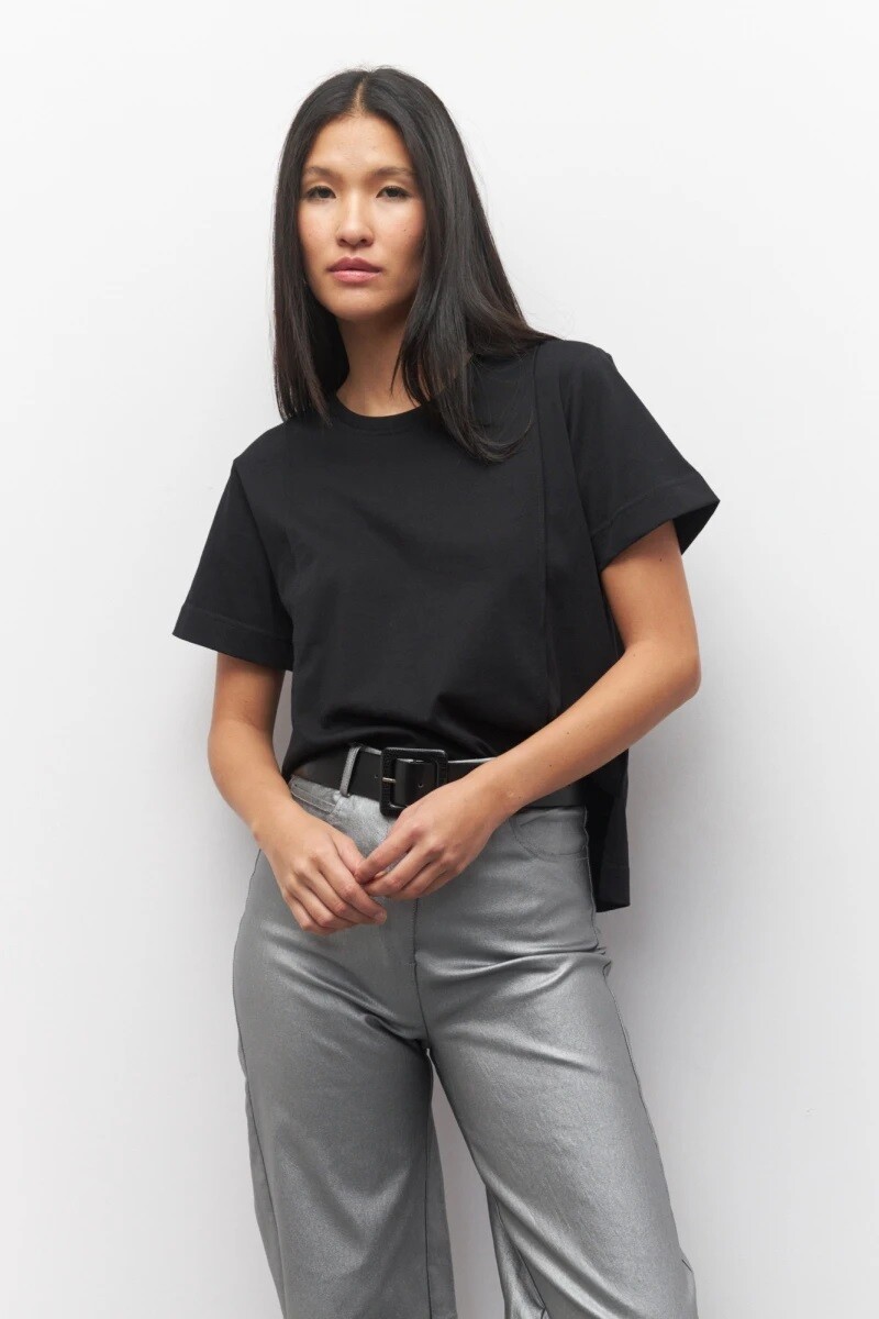 T-SHIRT D.CASSIN PADELLA - NEGRO 