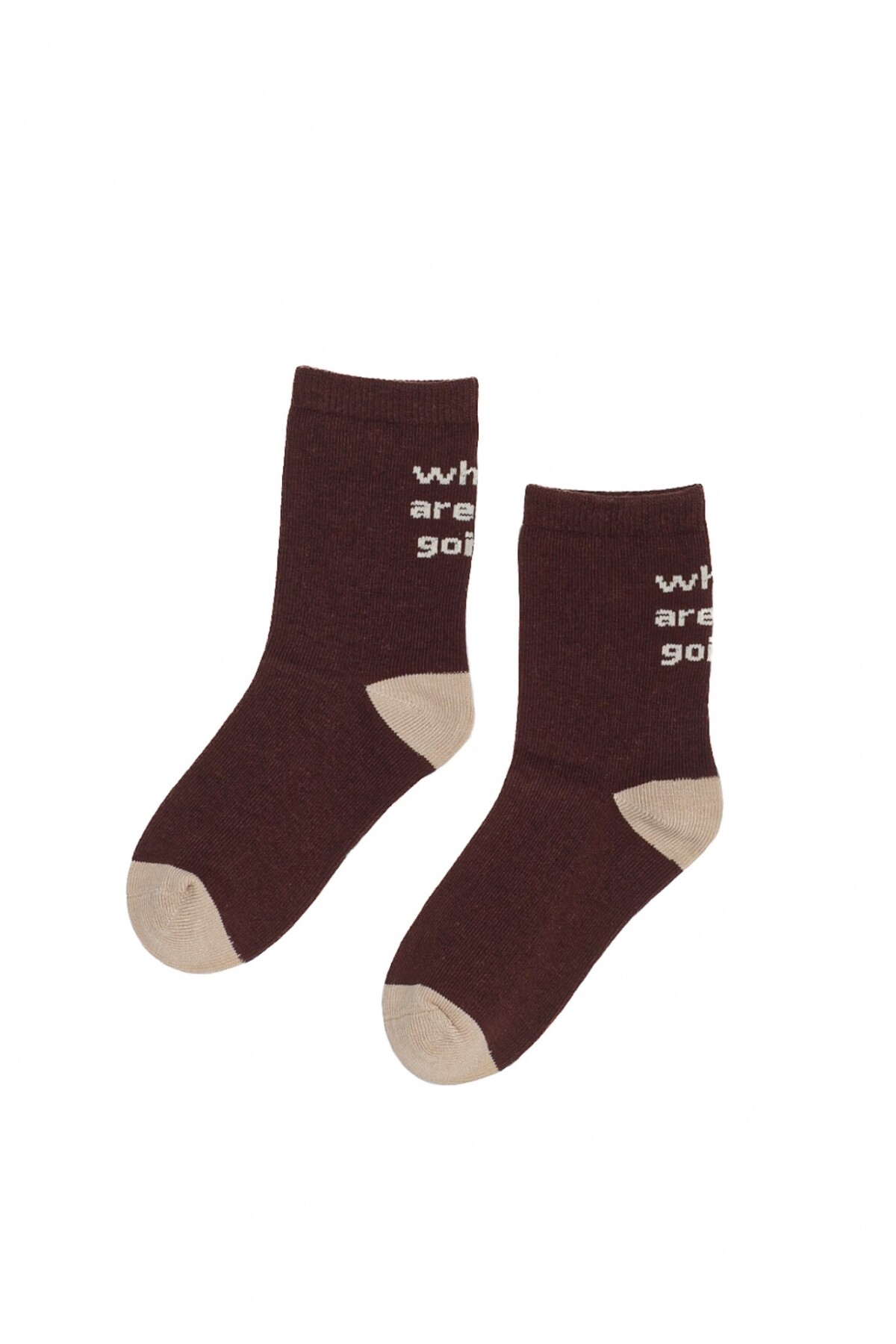 Medias Kids Perritos Marron