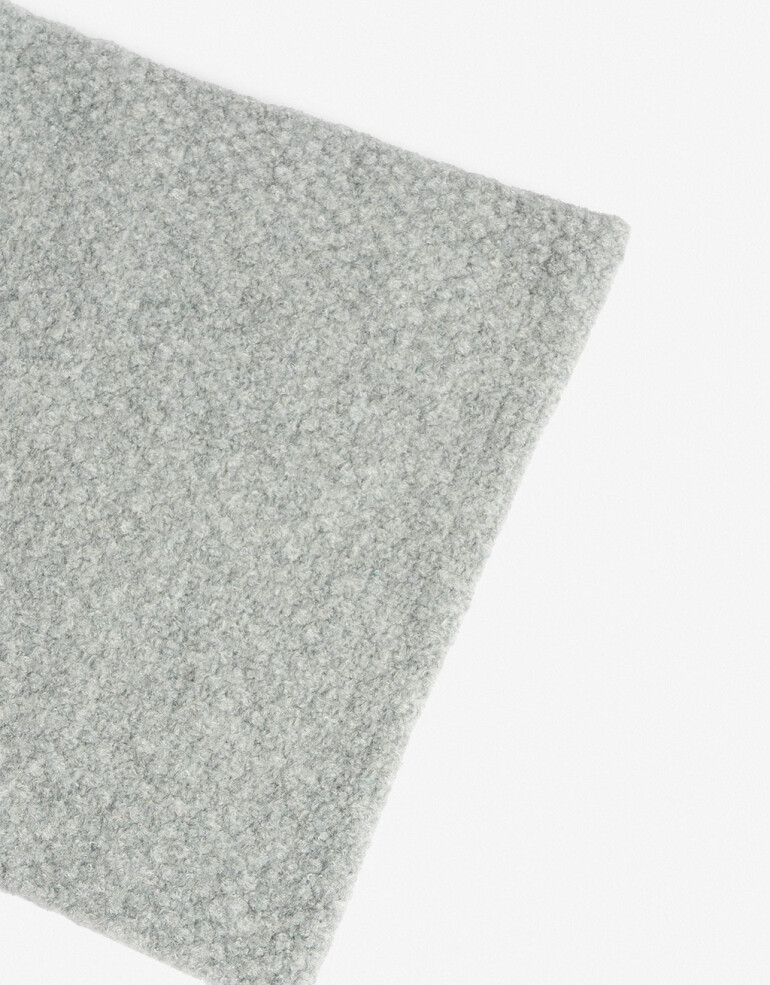 Cuellos Punto Liso Cuello Tejido - Gris Melange