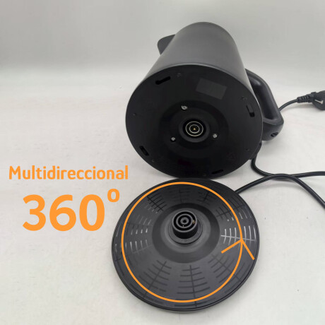 Jarra Eléctrica Cuori Digitale 1.8L 1500W Display LED 360° Negro