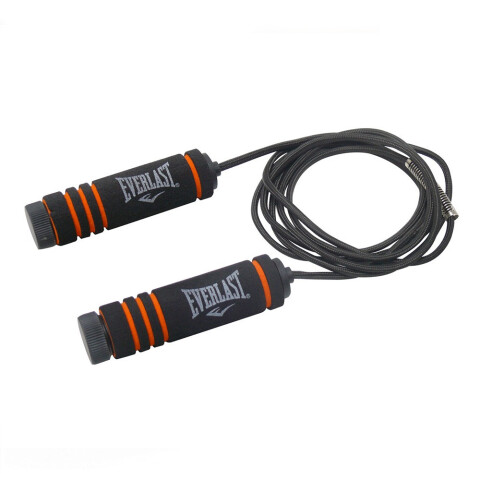 SOGA DE SALTAR EVERLAST BK/OR BLACK/GREY