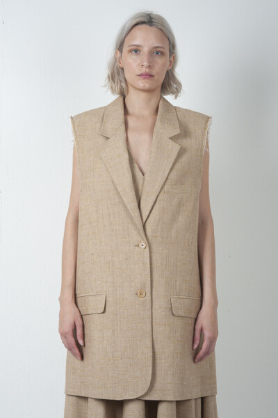 CHALECO Beige