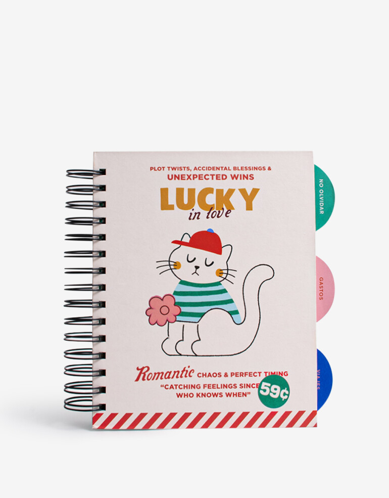 Agendas y Calendarios Planners Planner Dividido Tapa Dura Anillado. Cuenta Con 160 Hojas Rayadas, 53 Por Sección - Combinacion Multicolor