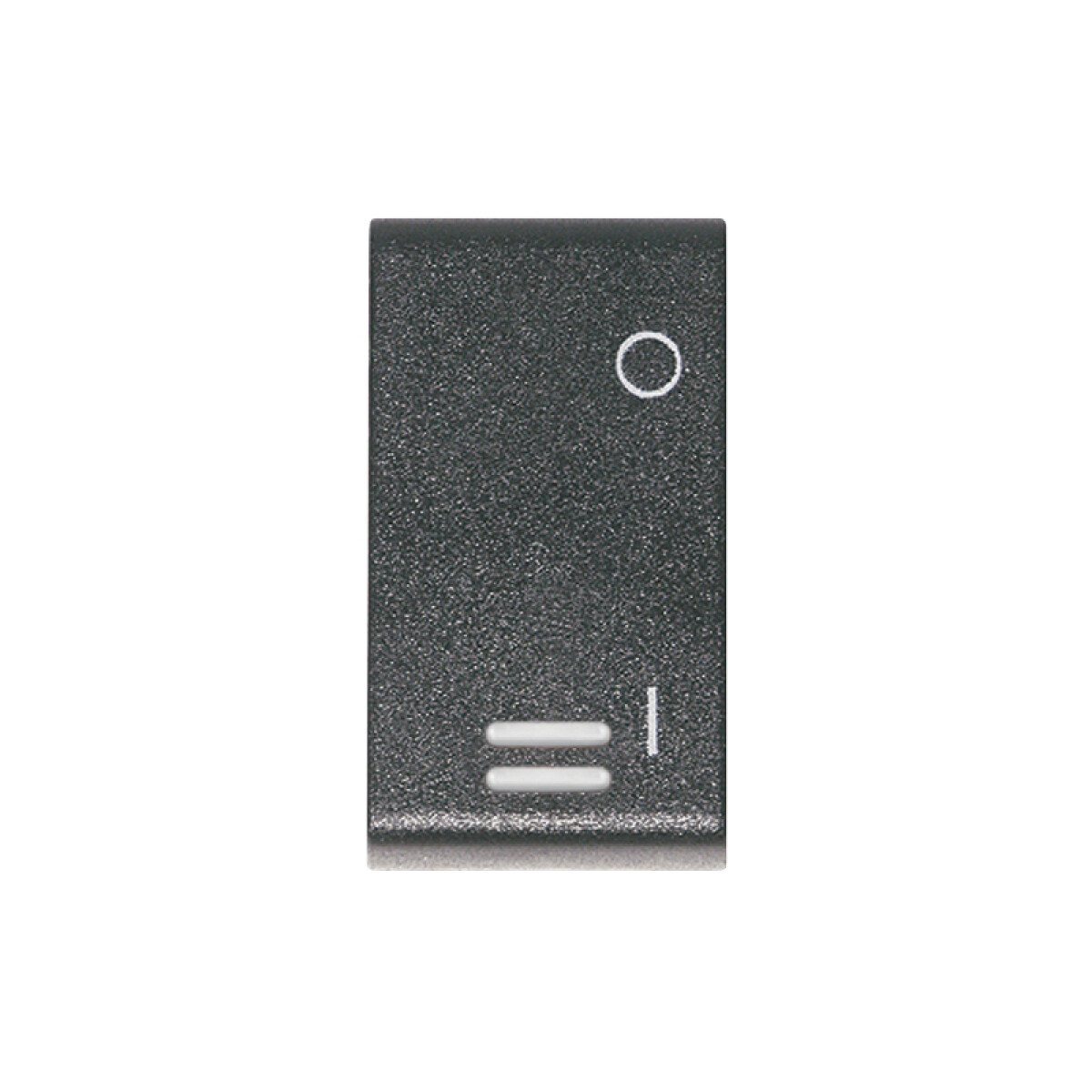 Módulo llave bipolar grafito luminoso -Duomo Flat - ELE01142 
