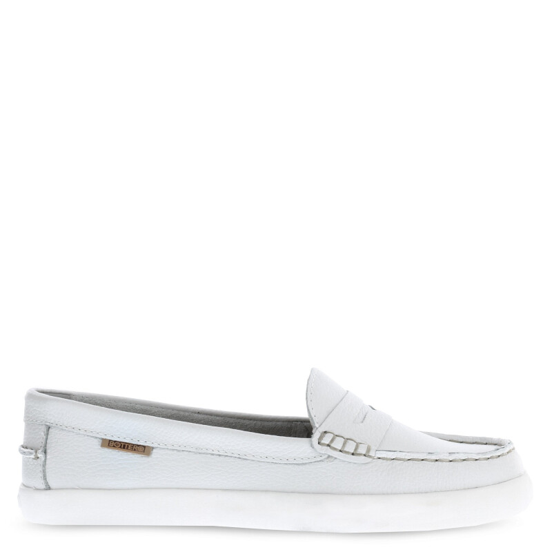 Zapatos de Mujer Bottero Mocasin Casual Blanco