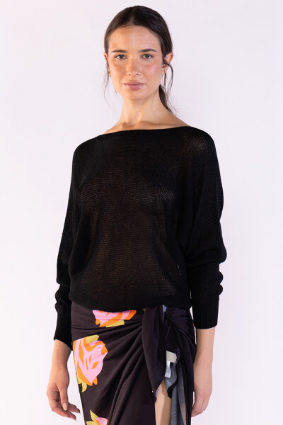 LU TIGER SWEATER Black
