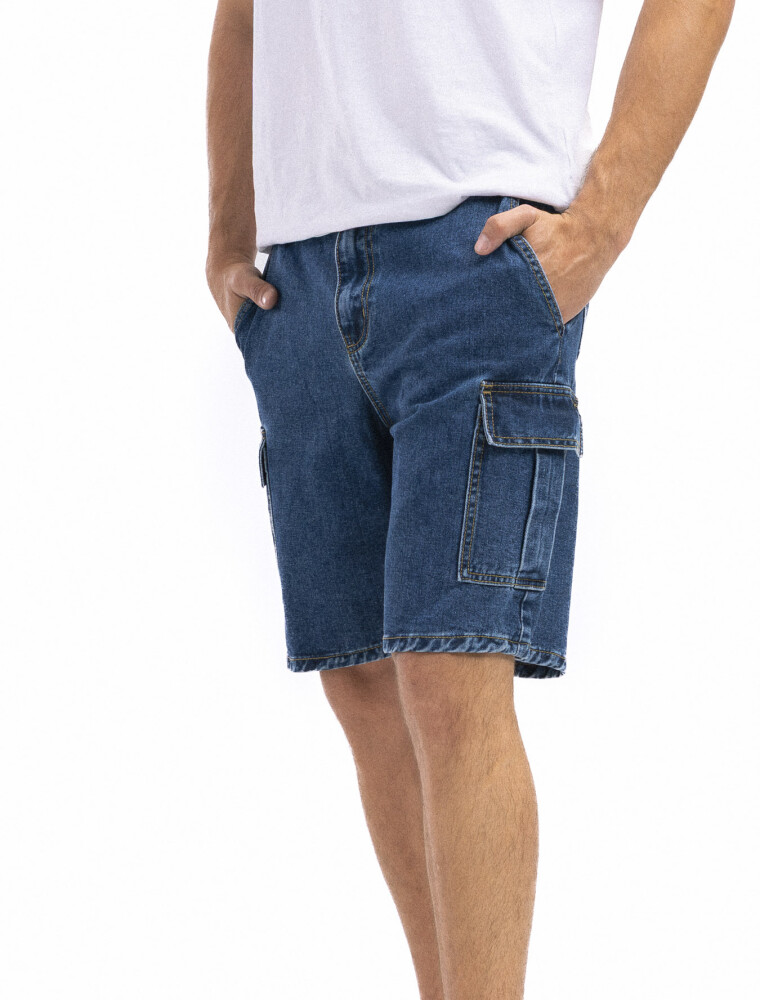 Bermuda Jean Cargo Marino